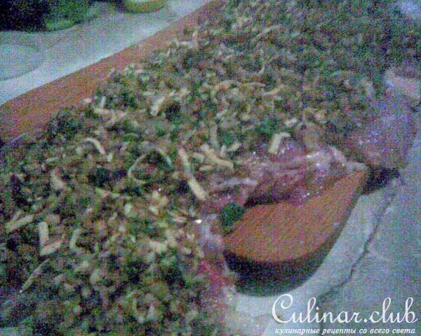 Куриный рулет с орехами