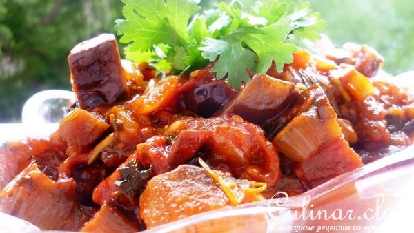 Баклажаны с восточной ноткой