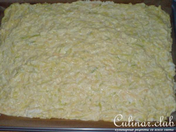 Рулет из цуккини со сливочным кремом 