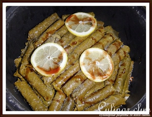 Yaprak sarma (сарма из виноградных листьев)Традиционная турецкая!