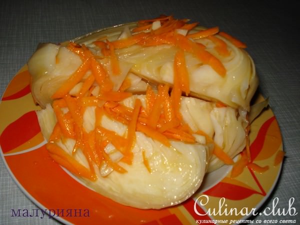 Капуста в маринаде