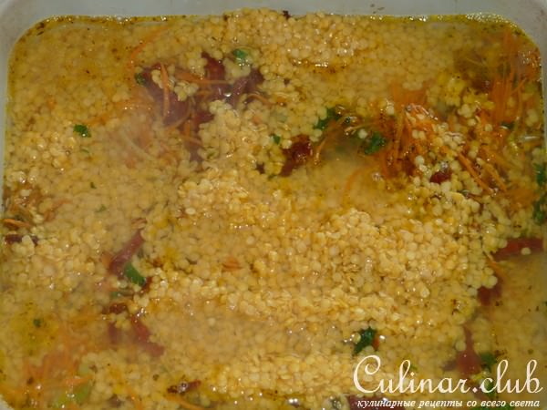 Чечевица с овощами "Утомленные солнцем (духовкой)...."