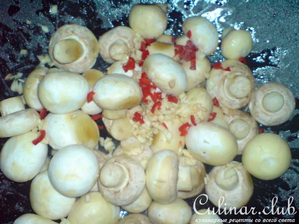 ANTIPASTI с шампиньонами и сушёными помидорами