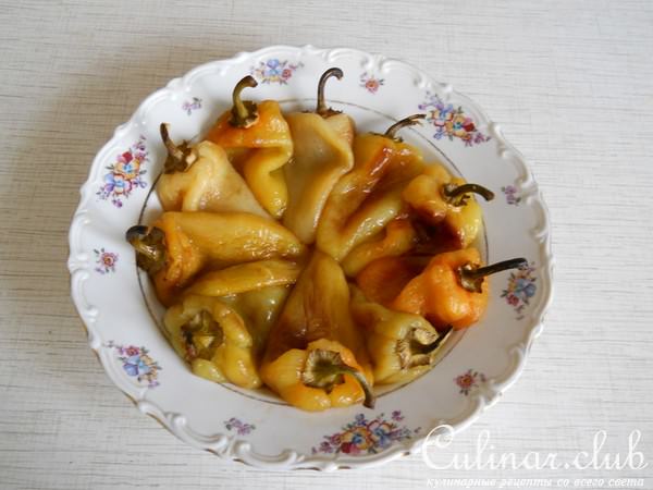 Жаренный перец с остреньким соусом