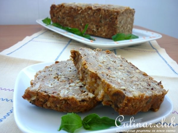 Рулет из чечевицы с рисом ( обманка для взрослых)