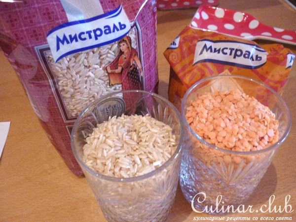 Рулет из чечевицы с рисом ( обманка для взрослых)