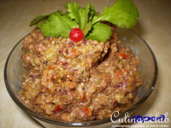 острая закуска к мясу