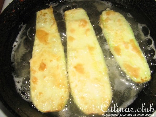 Рулетики из кабачков, закусочные.