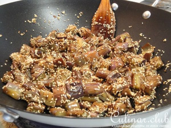 Жареные Баклажаны с Кунжутными Семенами ! ! !