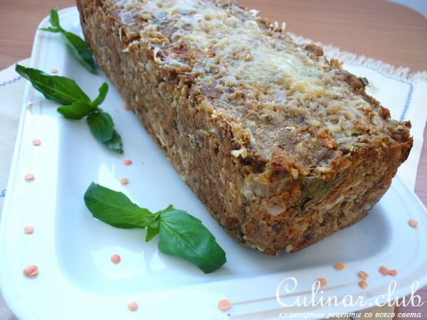 Рулет из чечевицы с рисом ( обманка для взрослых)