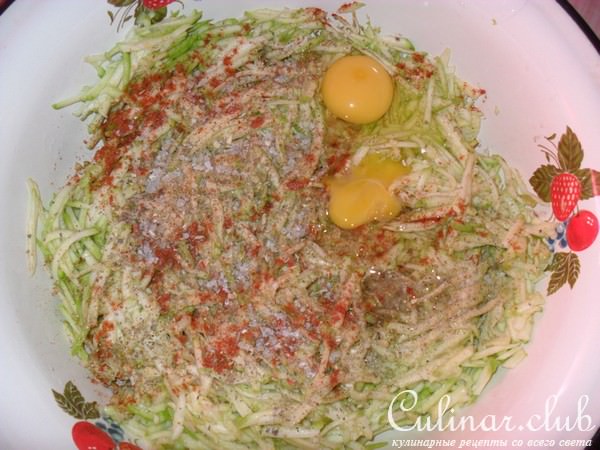 Оладушки из кабачков