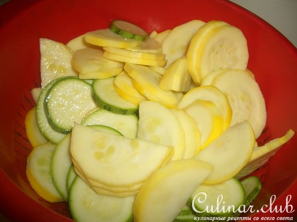Маринованные кабачки быстрого приготовления.