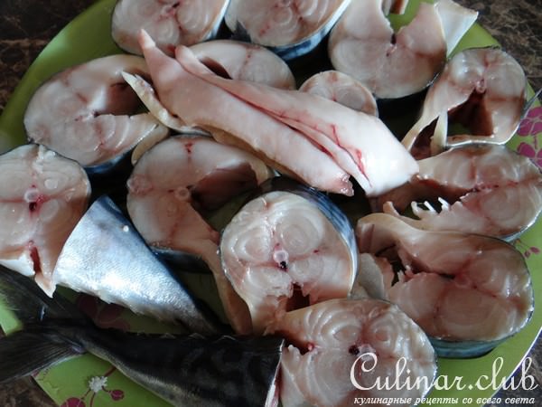 Скумбрия маринованная с луком