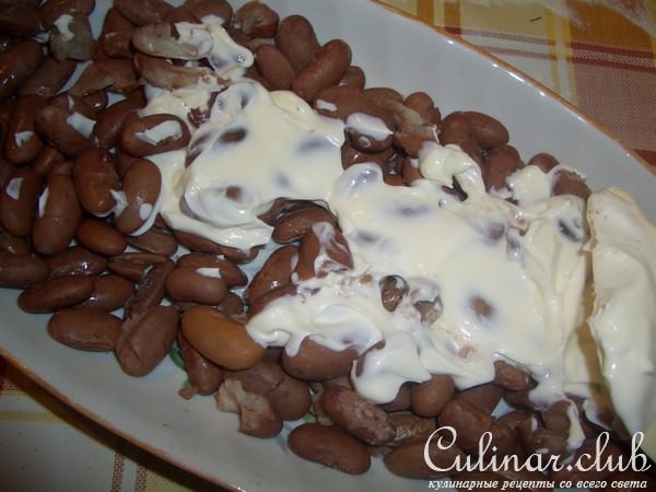 Сельдь с фасолью