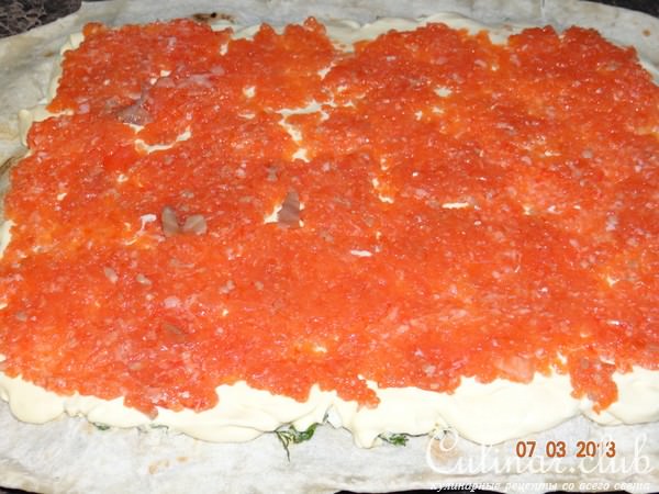 Закусочный рулетик с сёмгой
