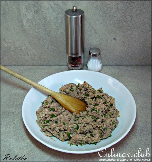 "Колбаса" из тунца.