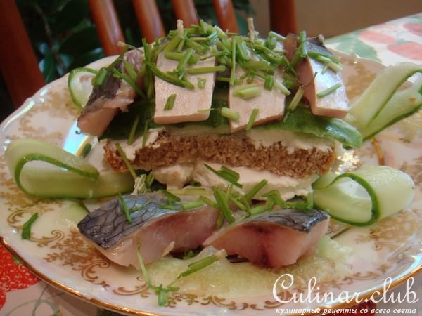 Русская закуска с селедкой