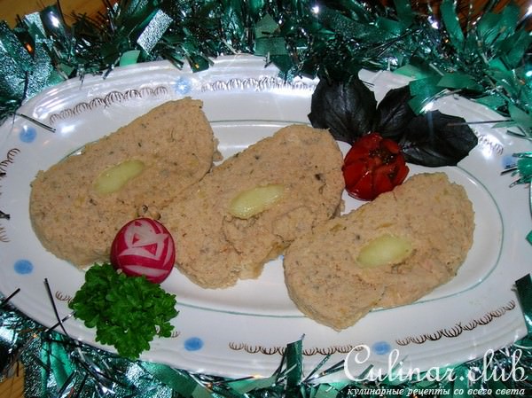 Рулет сырно-рыбный