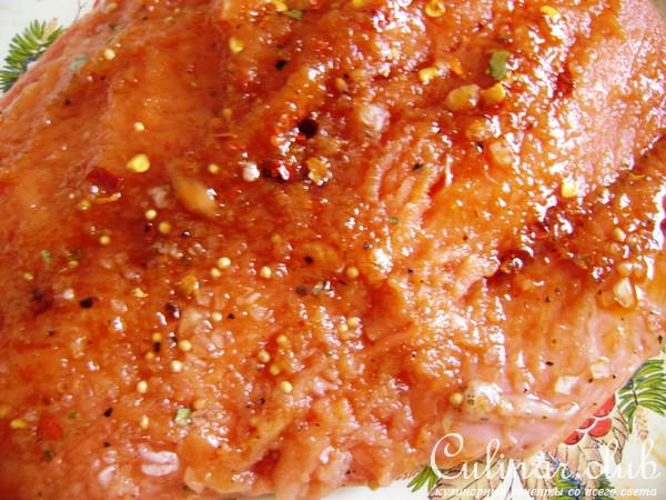 Красная рыба пряного посола пикантного вкуса с перцем. О как!