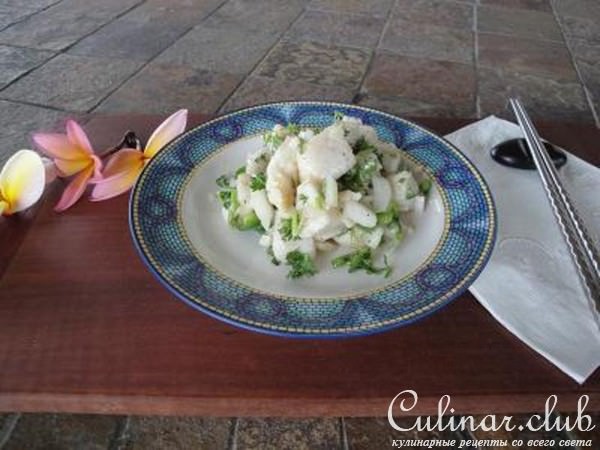 raw wahoo with lime(Рыба в лайме)