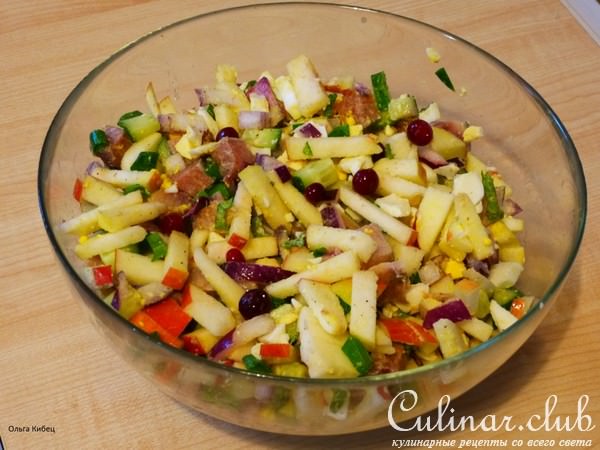 Закусочный селедочный салат