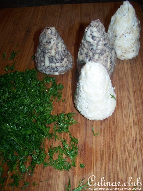 Закуска сырная.Вариант подачи на Н.Г. " Ёлочка"