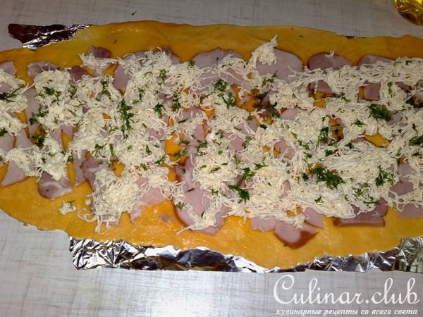 Сырный рулет (как вариант) 