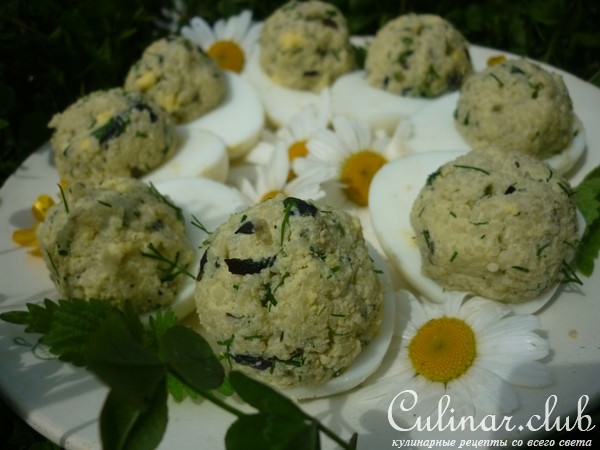 Фаршированные яйца или ещё один вариант Закусь-Кускусь