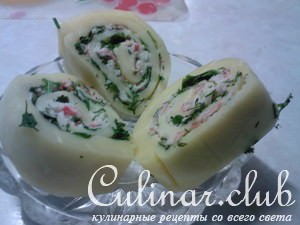 Рулет из сыра
