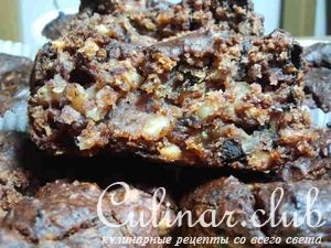 Фасолевые маффины с орехами и кусочками шоколада