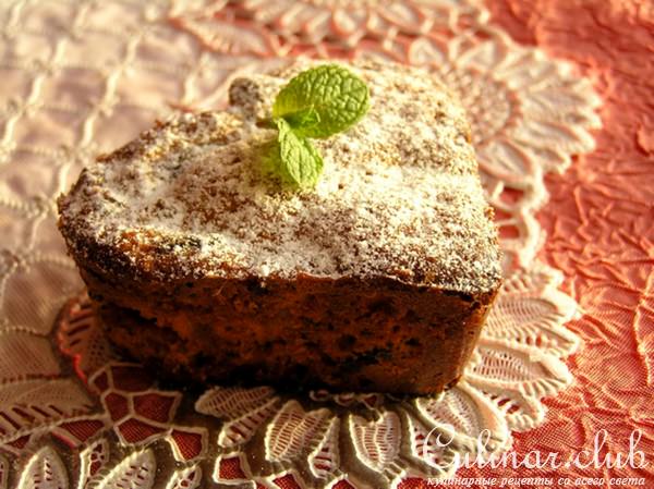 Миндальный кекс с черносливом от Ги