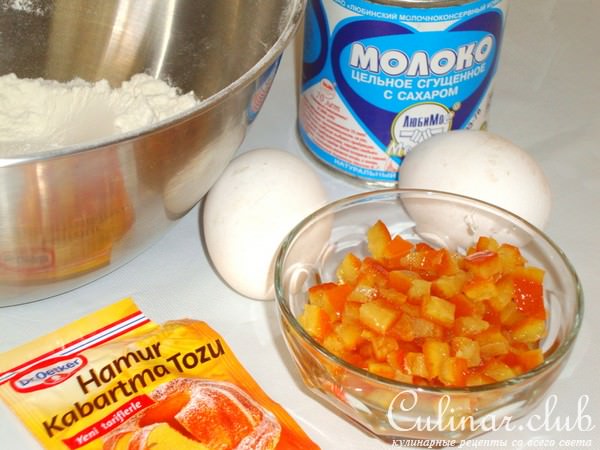 Кекс на сгущенном молоке в ХП