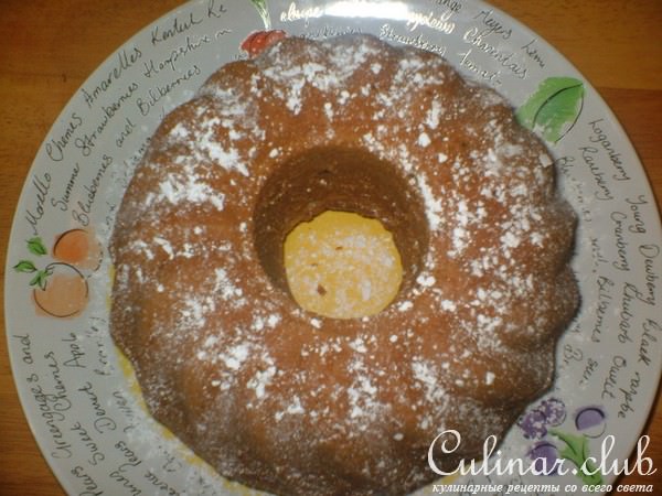 Кекс с грецкими орехами
