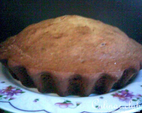 Кекс с яблочным пюре
