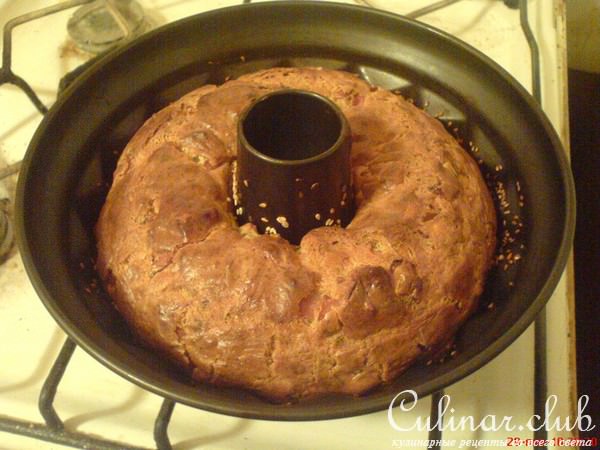 КЕКС ЗАКУСОЧНЫЙ С ВЕТЧИНОЙ И СЫРОМ 