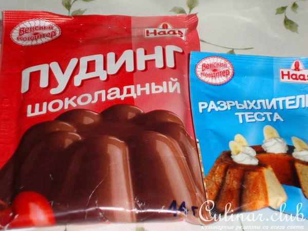 Шоколадно-банановые маффины с миндалем