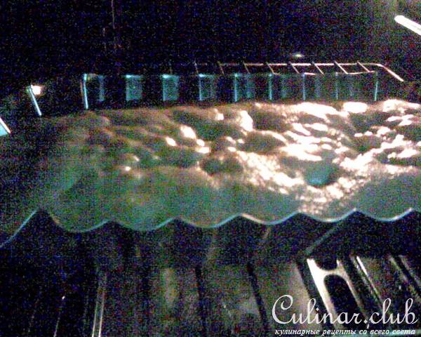 Постный кекс с курагой и сушеными бананами