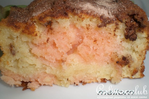 Шоколадно-клубничный кекс