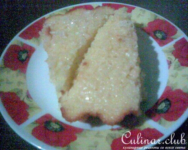 Лимонный манник с ананасами (на сыворотке)