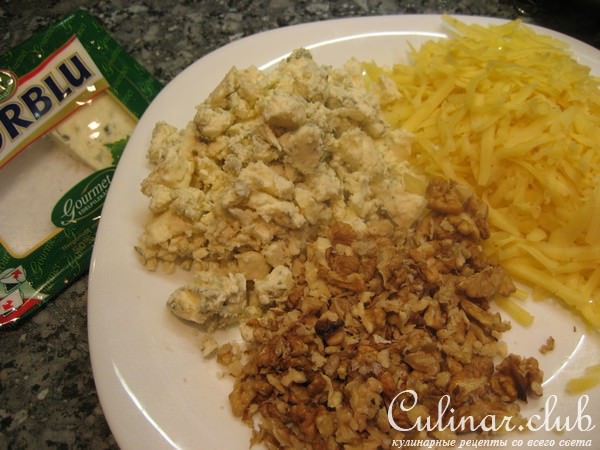 кекс с Голубым сыром и .....