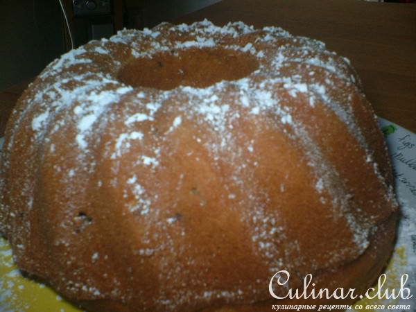 Кекс с грецкими орехами