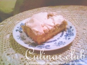 Яблочный пирог с безешной корочкой