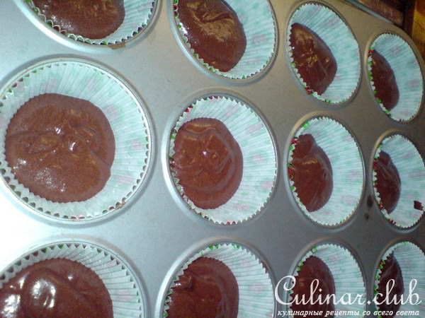КЕКСЫ "after eight"/шоколадные с мятным сахаром