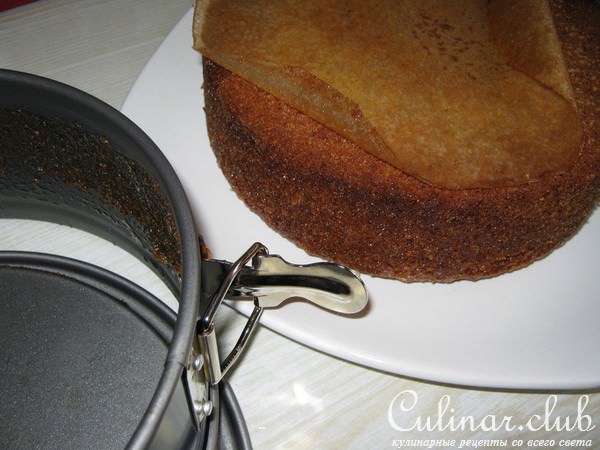 Кокосовый кекс с лимонным сиропом.