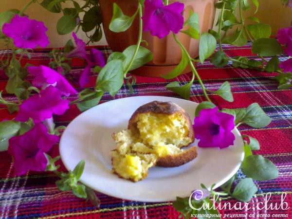Маффинчики с яблоками на кефире