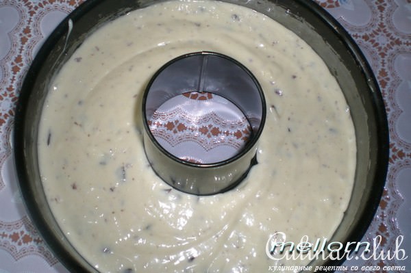 Шоколадно-клубничный кекс