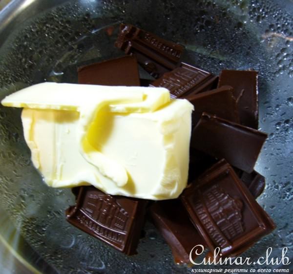 Шоколадный кекс на белках