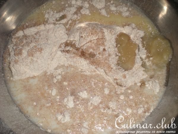 Ягодные маффины( опять :-)) из цельной муки с яблочным пюре
