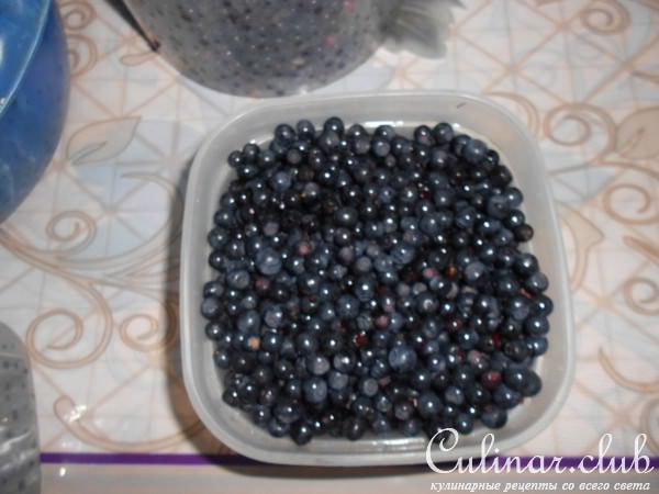 Нежный черничный кекс с Семолина