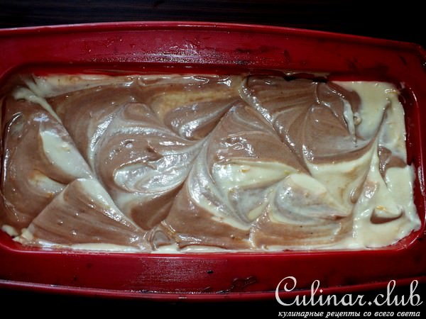 Апельсиновый кекс с сахарной глазурью